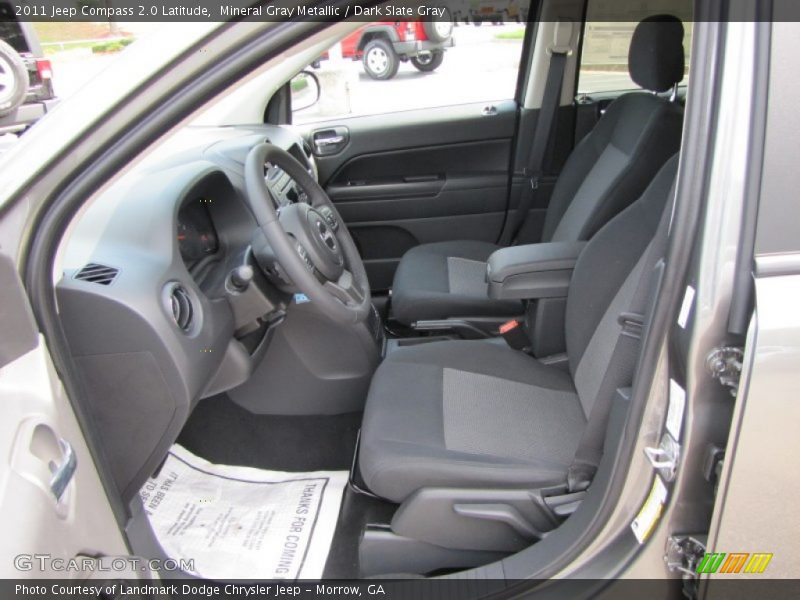 Mineral Gray Metallic / Dark Slate Gray 2011 Jeep Compass 2.0 Latitude