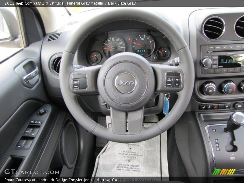 Mineral Gray Metallic / Dark Slate Gray 2011 Jeep Compass 2.0 Latitude