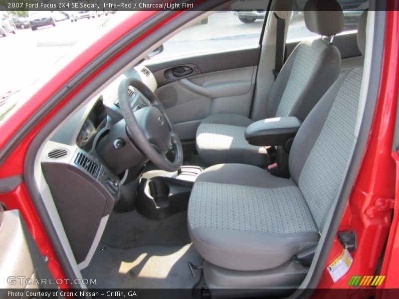 Infra-Red / Charcoal/Light Flint 2007 Ford Focus ZX4 SE Sedan