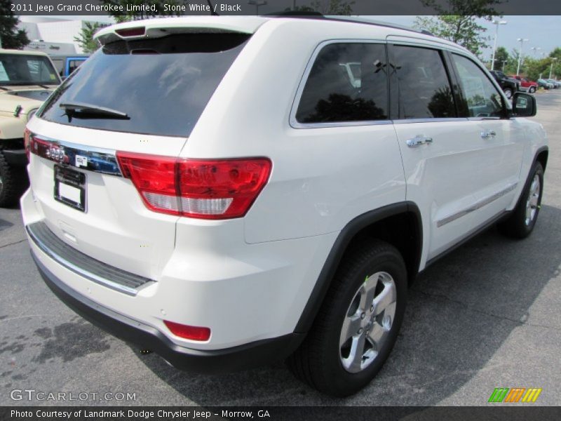 Stone White / Black 2011 Jeep Grand Cherokee Limited