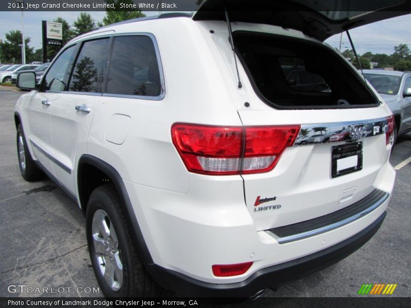 Stone White / Black 2011 Jeep Grand Cherokee Limited