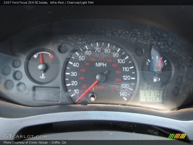 Infra-Red / Charcoal/Light Flint 2007 Ford Focus ZX4 SE Sedan