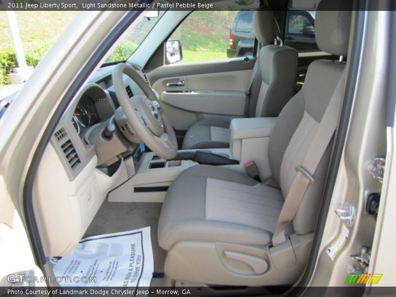 Light Sandstone Metallic / Pastel Pebble Beige 2011 Jeep Liberty Sport