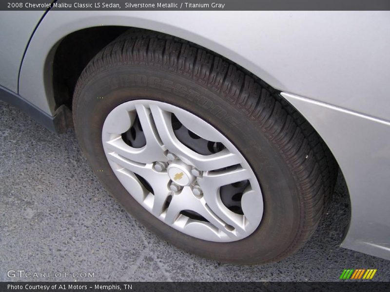 Silverstone Metallic / Titanium Gray 2008 Chevrolet Malibu Classic LS Sedan