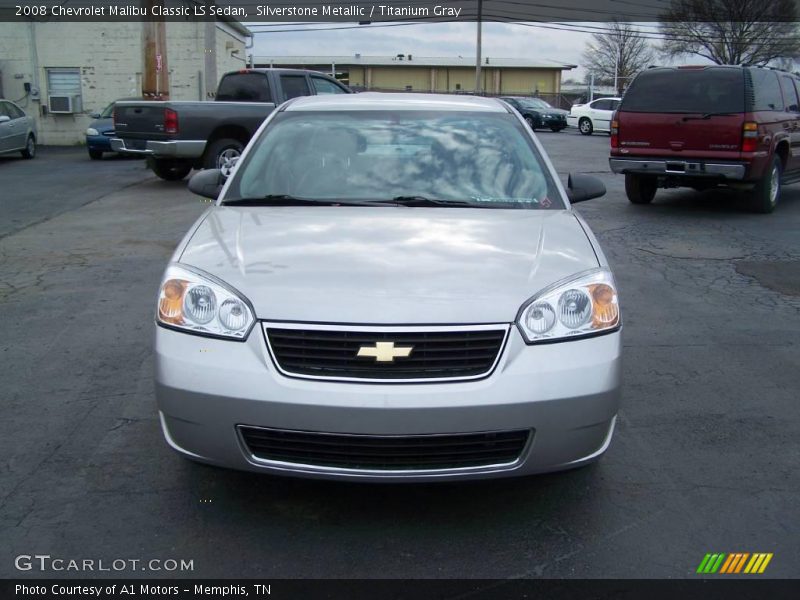 Silverstone Metallic / Titanium Gray 2008 Chevrolet Malibu Classic LS Sedan