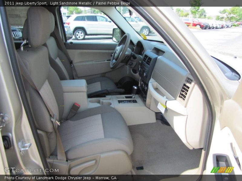 Light Sandstone Metallic / Pastel Pebble Beige 2011 Jeep Liberty Sport