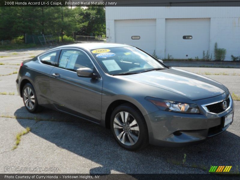 Polished Metal Metallic / Ivory 2008 Honda Accord LX-S Coupe