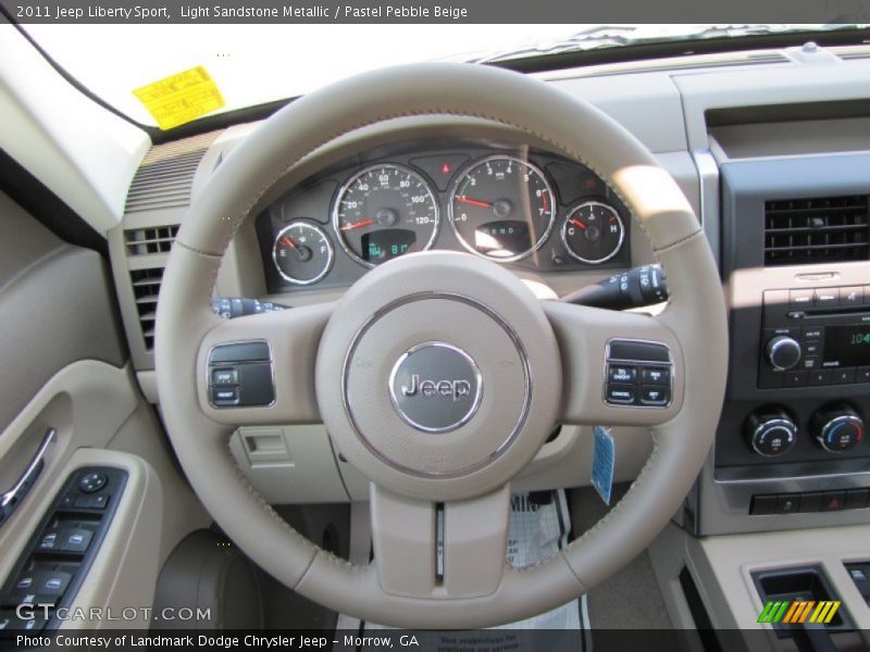 Light Sandstone Metallic / Pastel Pebble Beige 2011 Jeep Liberty Sport