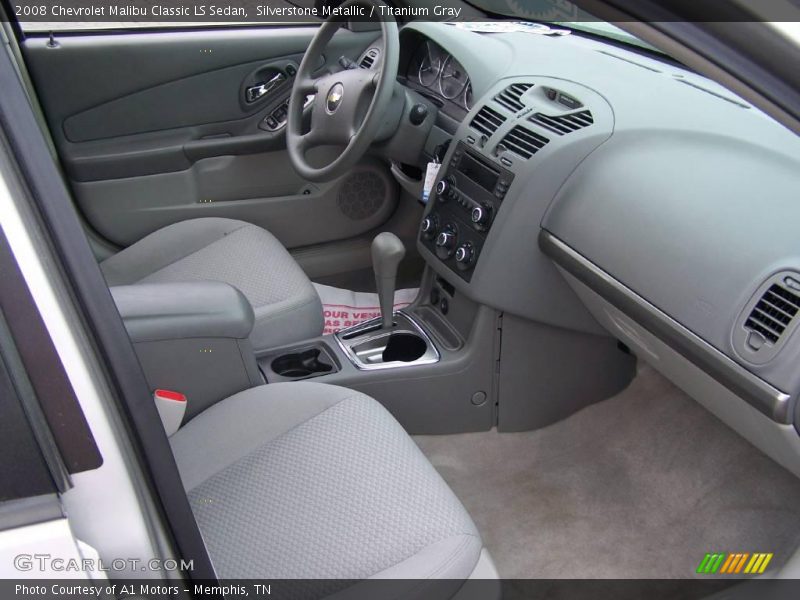 Silverstone Metallic / Titanium Gray 2008 Chevrolet Malibu Classic LS Sedan