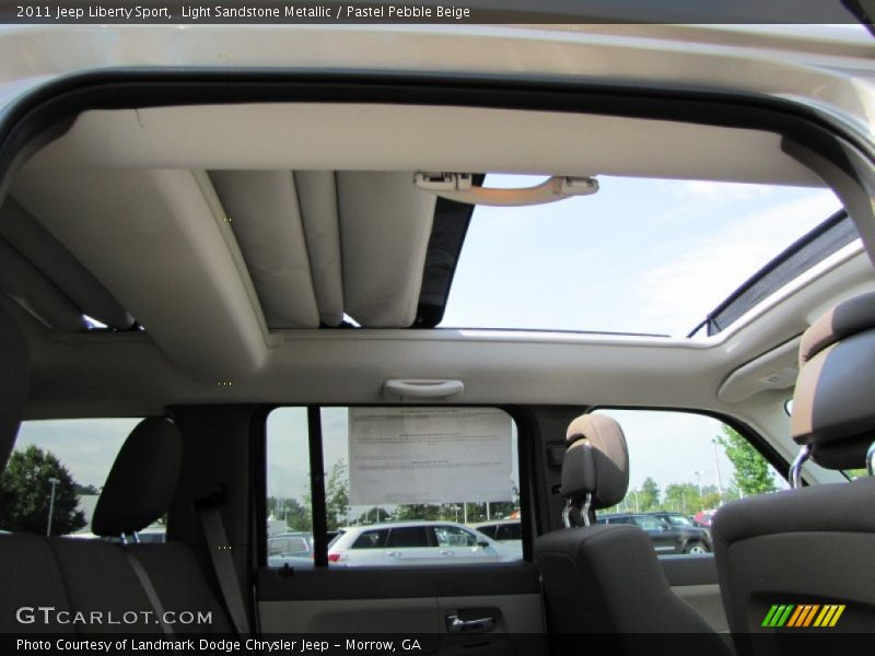 Light Sandstone Metallic / Pastel Pebble Beige 2011 Jeep Liberty Sport