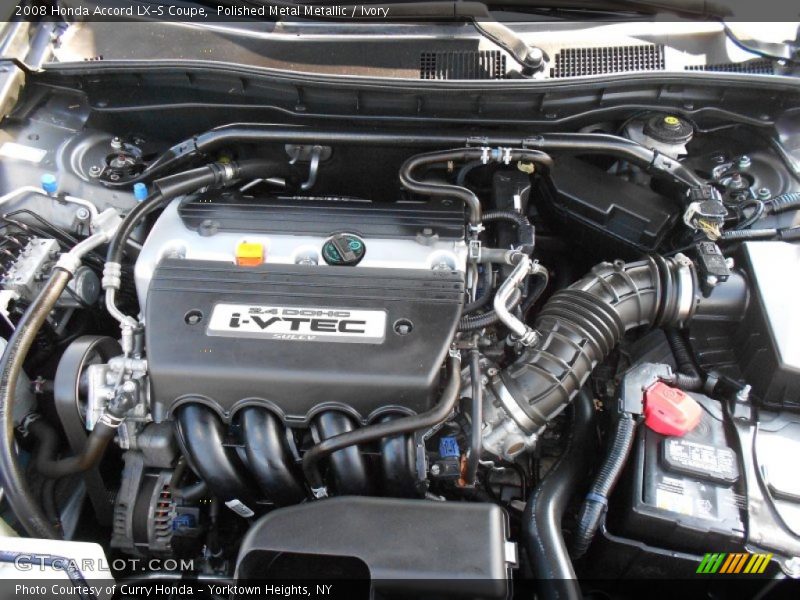 Polished Metal Metallic / Ivory 2008 Honda Accord LX-S Coupe