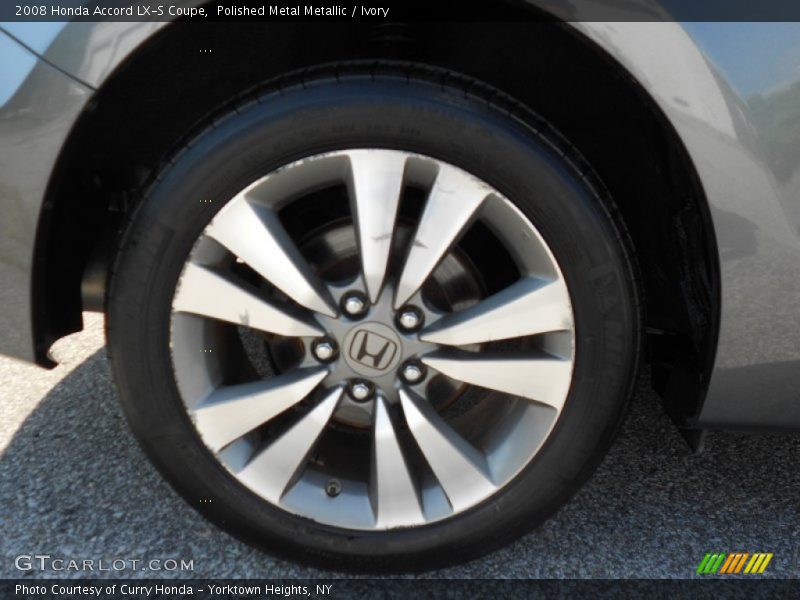 Polished Metal Metallic / Ivory 2008 Honda Accord LX-S Coupe
