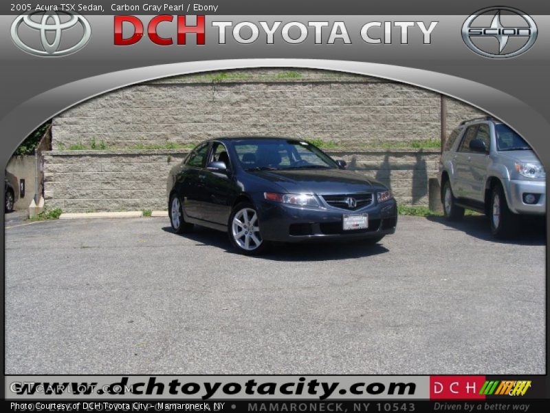Carbon Gray Pearl / Ebony 2005 Acura TSX Sedan
