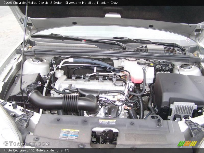 Silverstone Metallic / Titanium Gray 2008 Chevrolet Malibu Classic LS Sedan