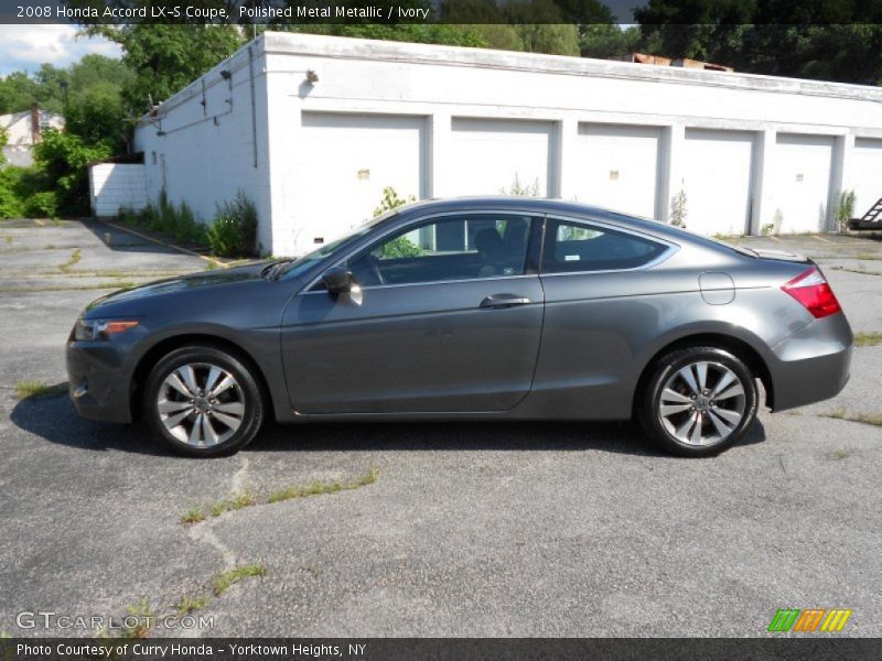Polished Metal Metallic / Ivory 2008 Honda Accord LX-S Coupe
