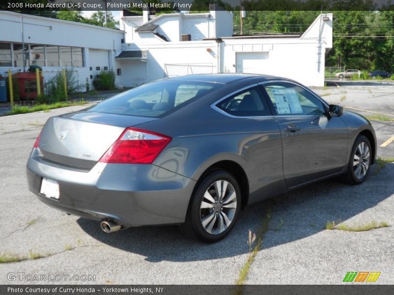 Polished Metal Metallic / Ivory 2008 Honda Accord LX-S Coupe
