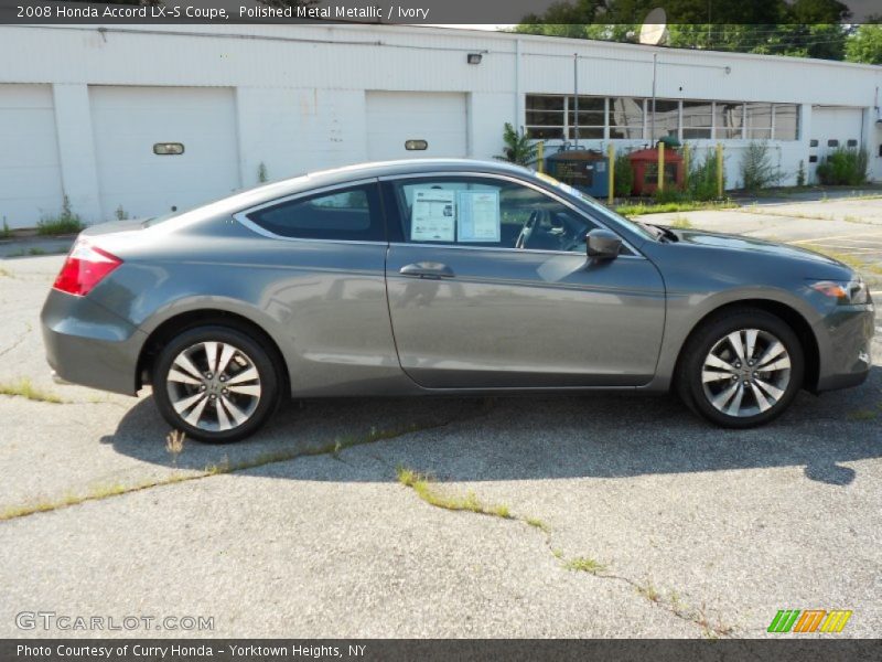 Polished Metal Metallic / Ivory 2008 Honda Accord LX-S Coupe
