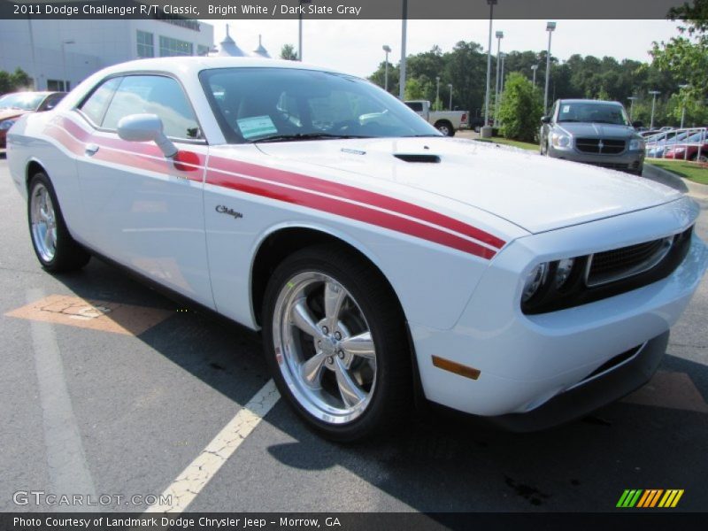 Bright White / Dark Slate Gray 2011 Dodge Challenger R/T Classic