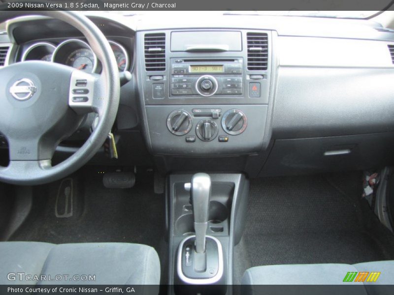 Magnetic Gray / Charcoal 2009 Nissan Versa 1.8 S Sedan