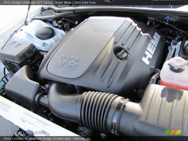 Bright White / Dark Slate Gray 2011 Dodge Challenger R/T Classic