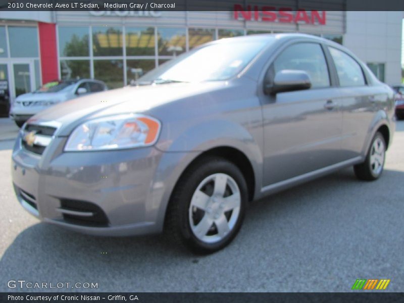 Medium Gray / Charcoal 2010 Chevrolet Aveo LT Sedan