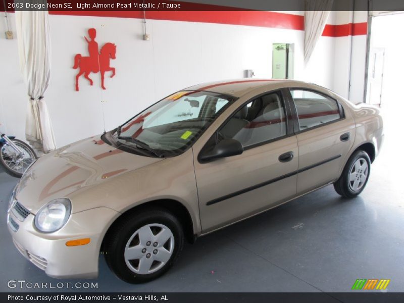 Light Almond Pearl Metallic / Taupe 2003 Dodge Neon SE