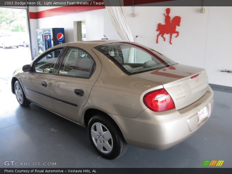 Light Almond Pearl Metallic / Taupe 2003 Dodge Neon SE