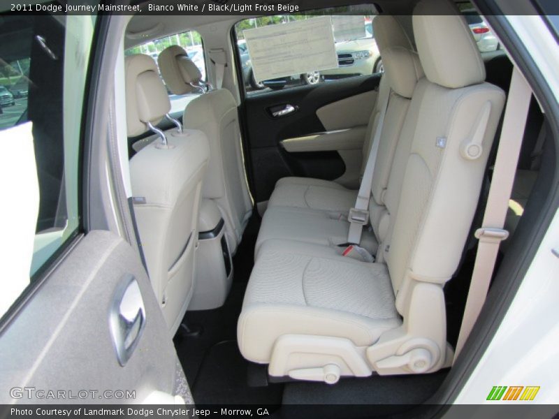 Bianco White / Black/Light Frost Beige 2011 Dodge Journey Mainstreet