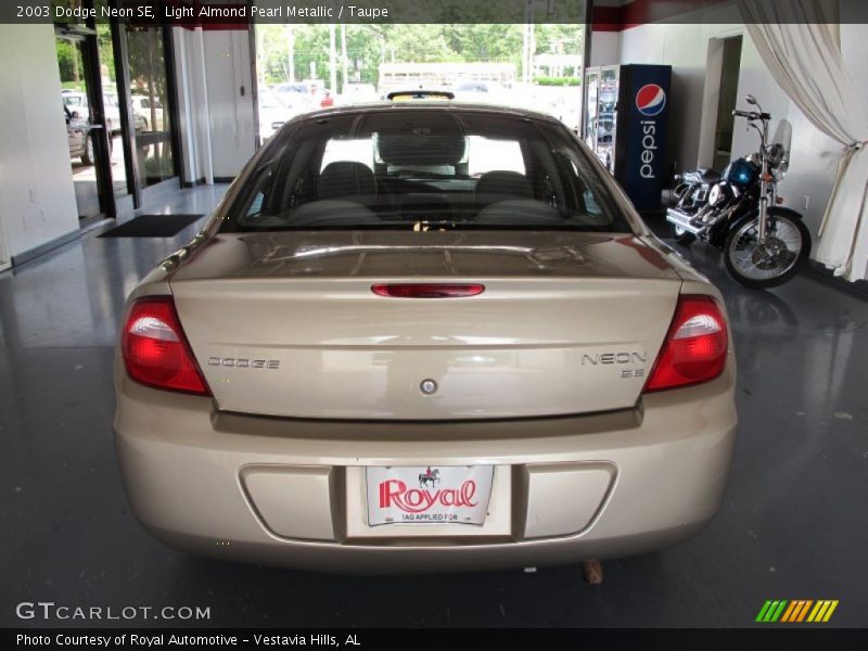 Light Almond Pearl Metallic / Taupe 2003 Dodge Neon SE