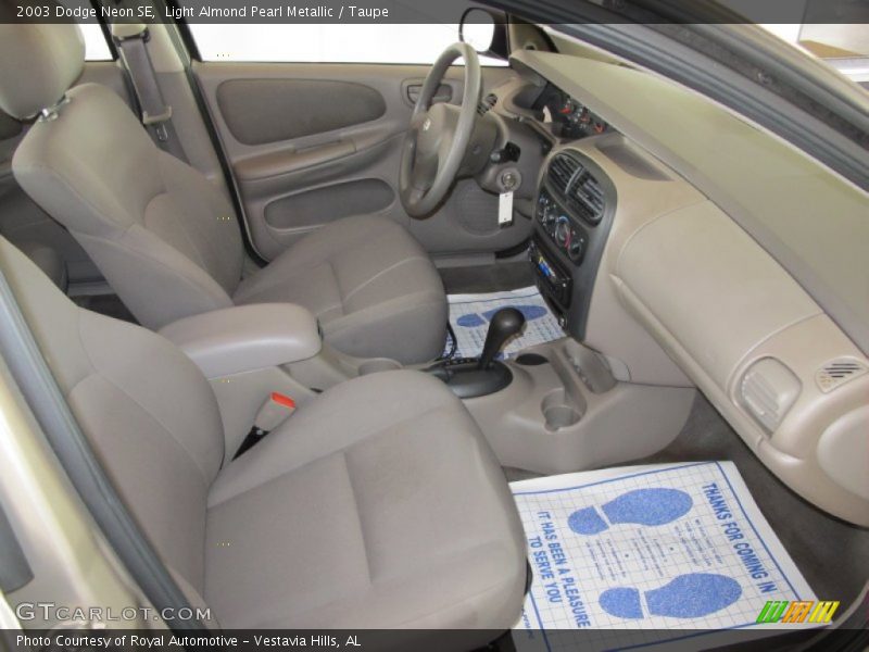  2003 Neon SE Taupe Interior