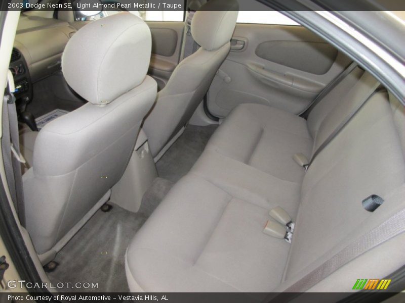  2003 Neon SE Taupe Interior