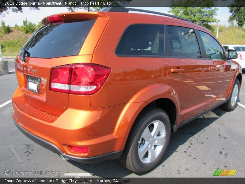 Mango Tango Pearl / Black 2011 Dodge Journey Mainstreet