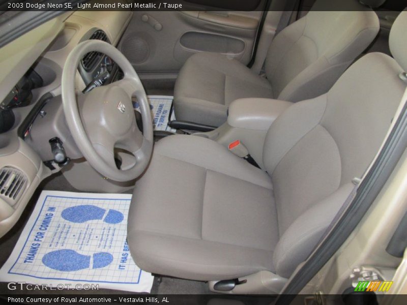 2003 Neon SE Taupe Interior