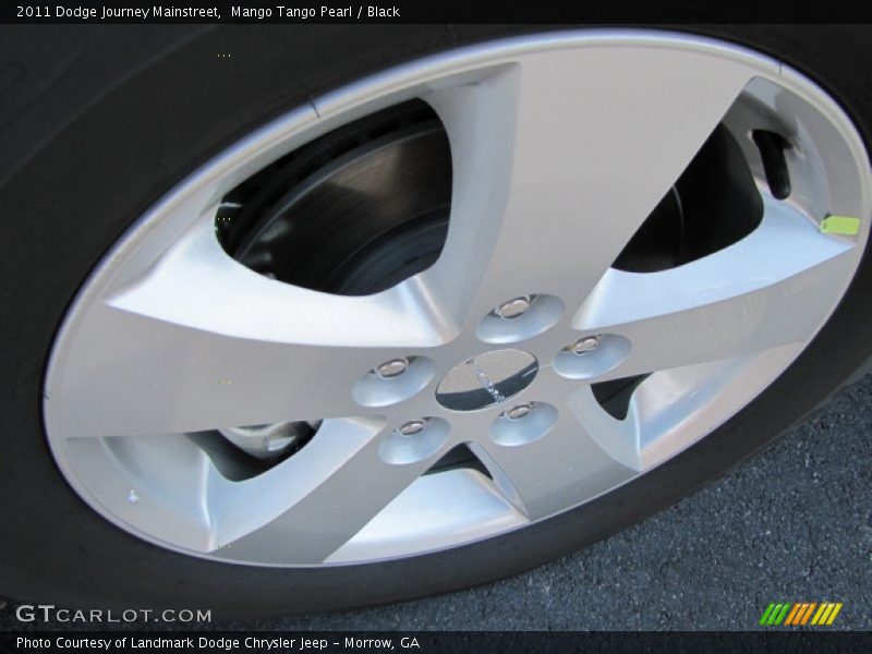 Mango Tango Pearl / Black 2011 Dodge Journey Mainstreet