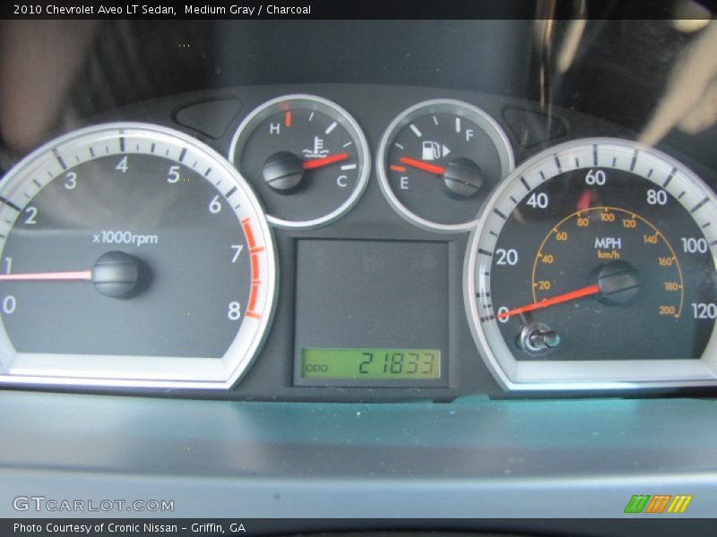 Medium Gray / Charcoal 2010 Chevrolet Aveo LT Sedan