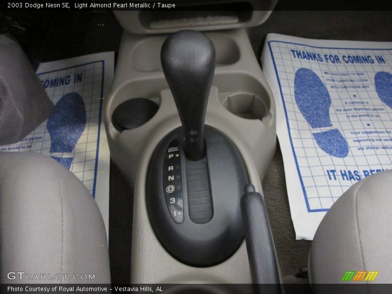  2003 Neon SE 4 Speed Automatic Shifter