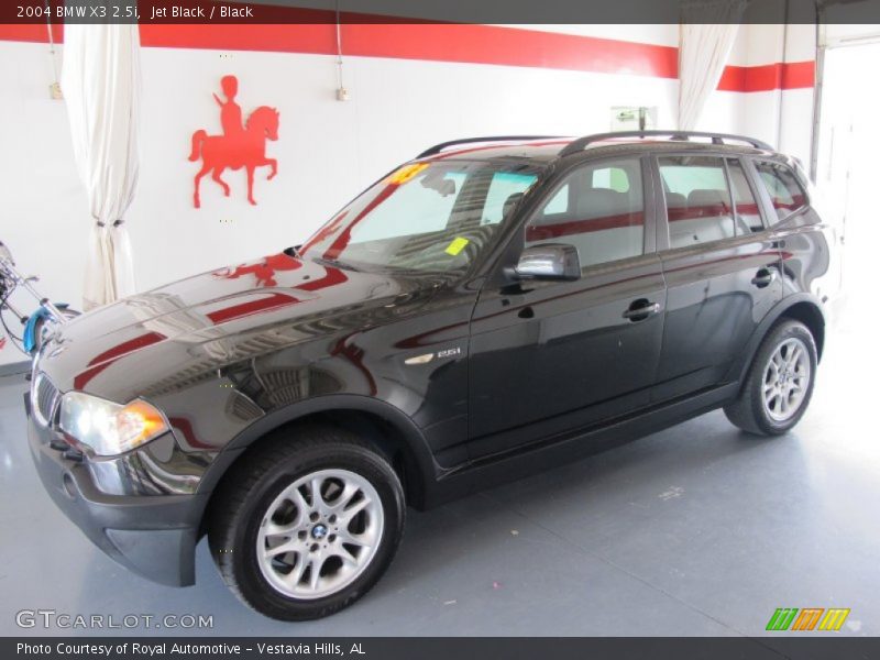 Jet Black / Black 2004 BMW X3 2.5i