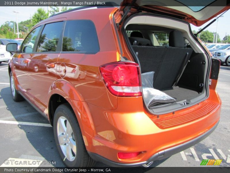 Mango Tango Pearl / Black 2011 Dodge Journey Mainstreet