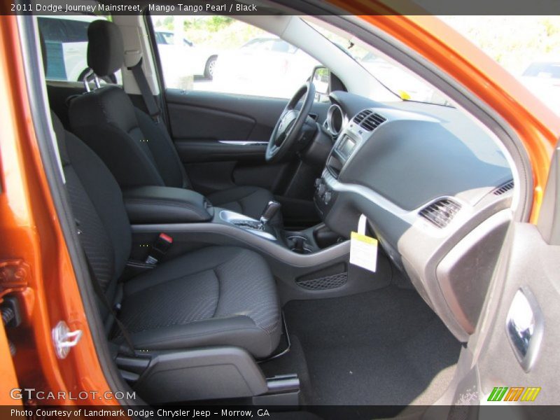 Mango Tango Pearl / Black 2011 Dodge Journey Mainstreet