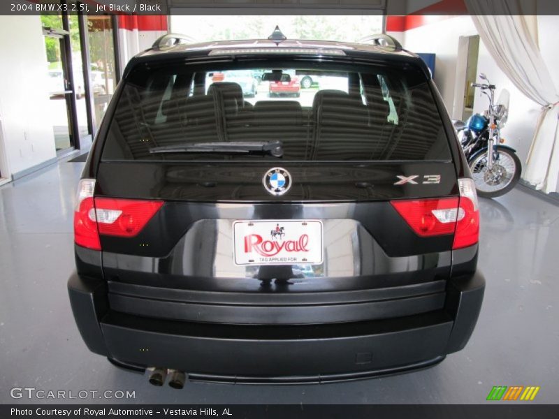 Jet Black / Black 2004 BMW X3 2.5i