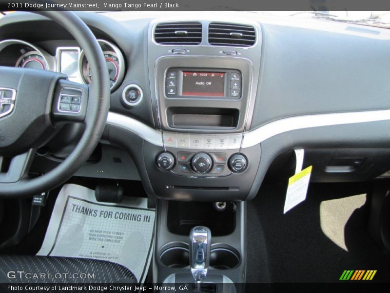 Mango Tango Pearl / Black 2011 Dodge Journey Mainstreet