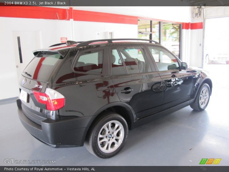Jet Black / Black 2004 BMW X3 2.5i