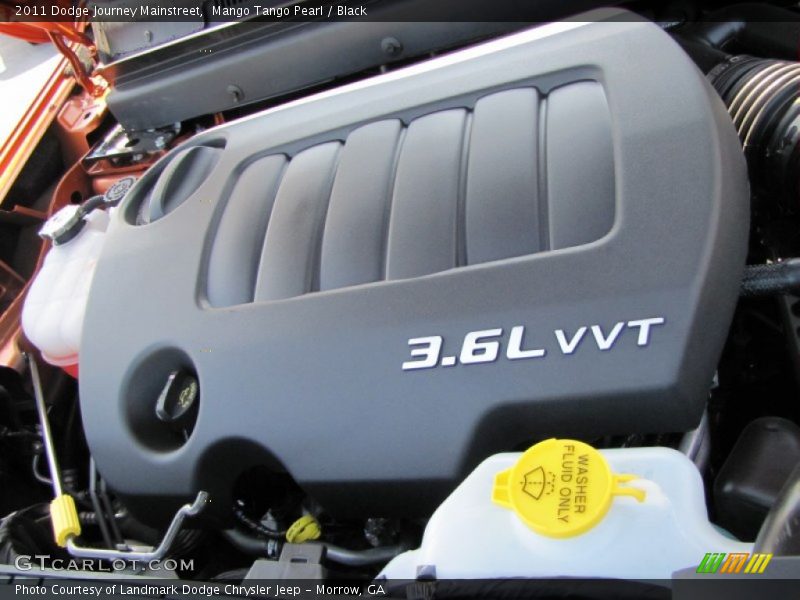 Mango Tango Pearl / Black 2011 Dodge Journey Mainstreet