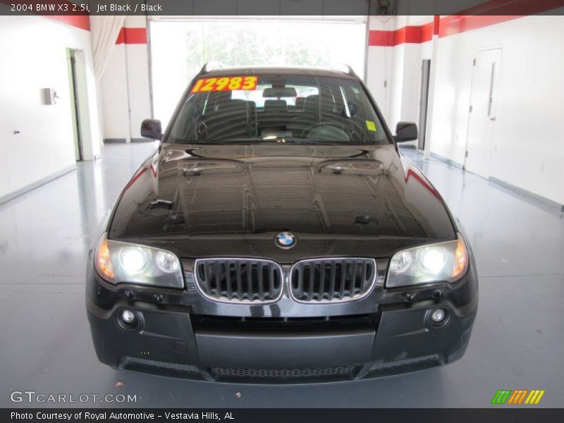 Jet Black / Black 2004 BMW X3 2.5i