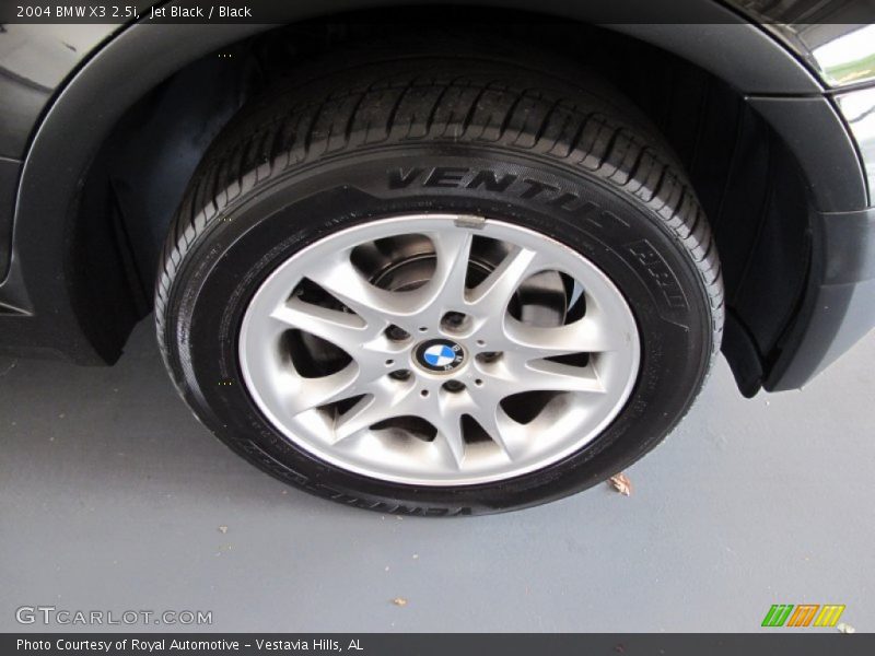 Jet Black / Black 2004 BMW X3 2.5i