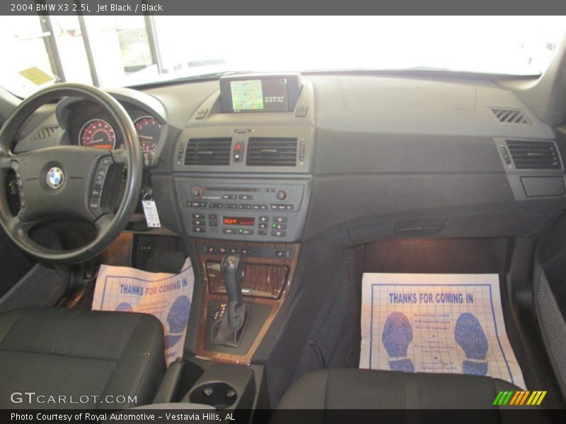 Jet Black / Black 2004 BMW X3 2.5i