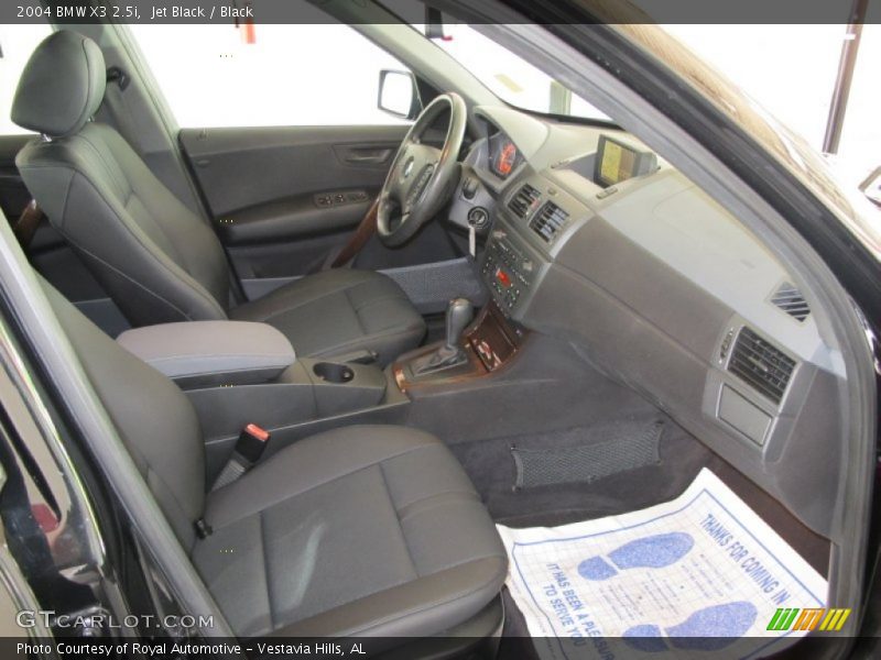 Jet Black / Black 2004 BMW X3 2.5i