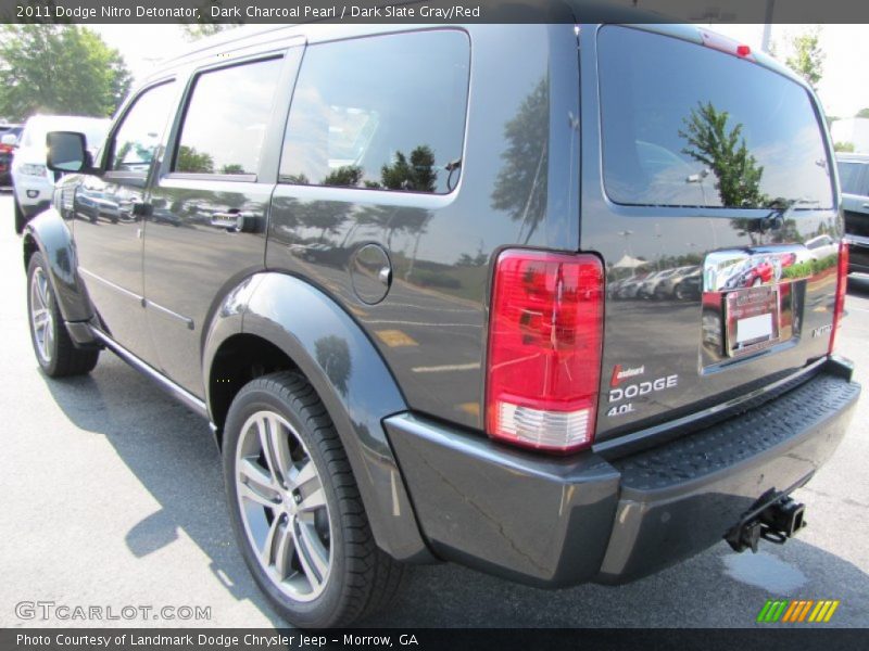 Dark Charcoal Pearl / Dark Slate Gray/Red 2011 Dodge Nitro Detonator