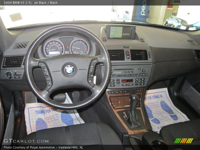 Jet Black / Black 2004 BMW X3 2.5i