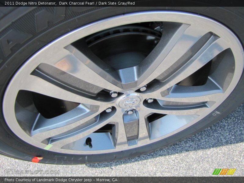 Dark Charcoal Pearl / Dark Slate Gray/Red 2011 Dodge Nitro Detonator